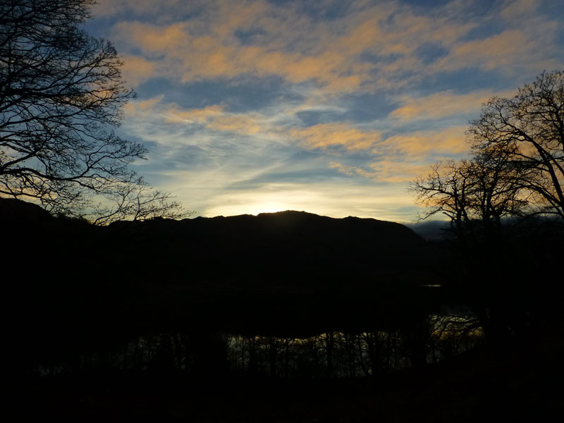 Sunset over Loughrigg
